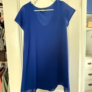 Lulu's Royal Blue Tunic Dress